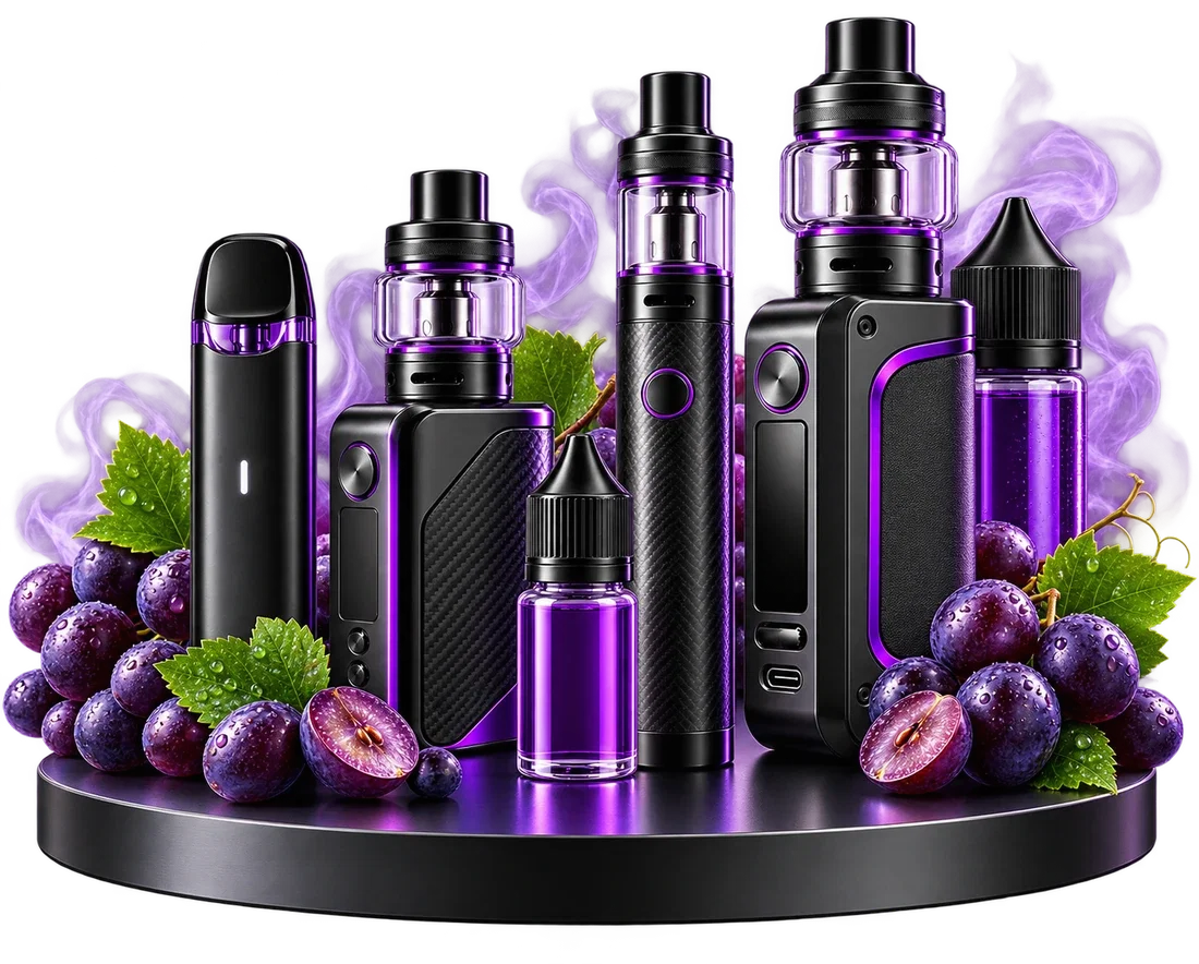 Traube E-Zigaretten, Liquids und Aromen