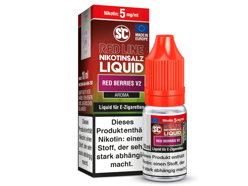 SC - Red Line - Red Berries V2 - Nikotinsalz Liquid 5 mg/ml