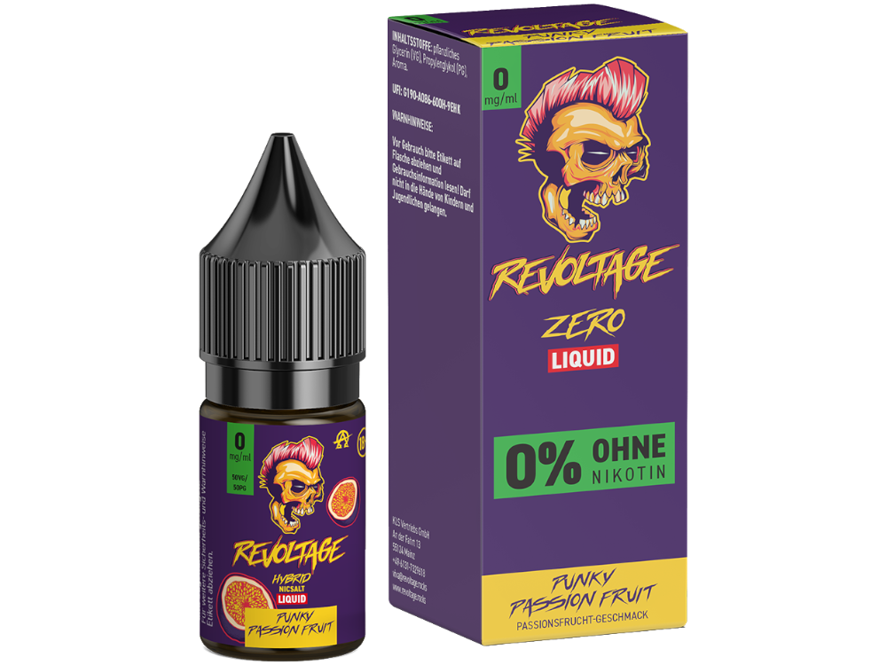 Revoltage - Hybrid Liquid - Punky Passion Fruit - 0 mg/ml