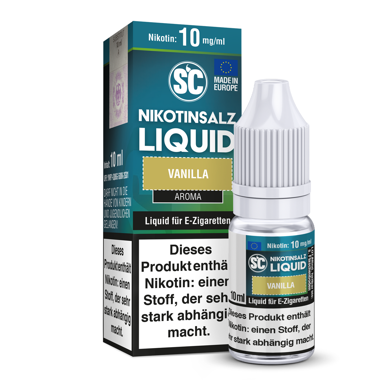 SC - Vanilla - Nikotinsalz Liquid - 10 mg/ml