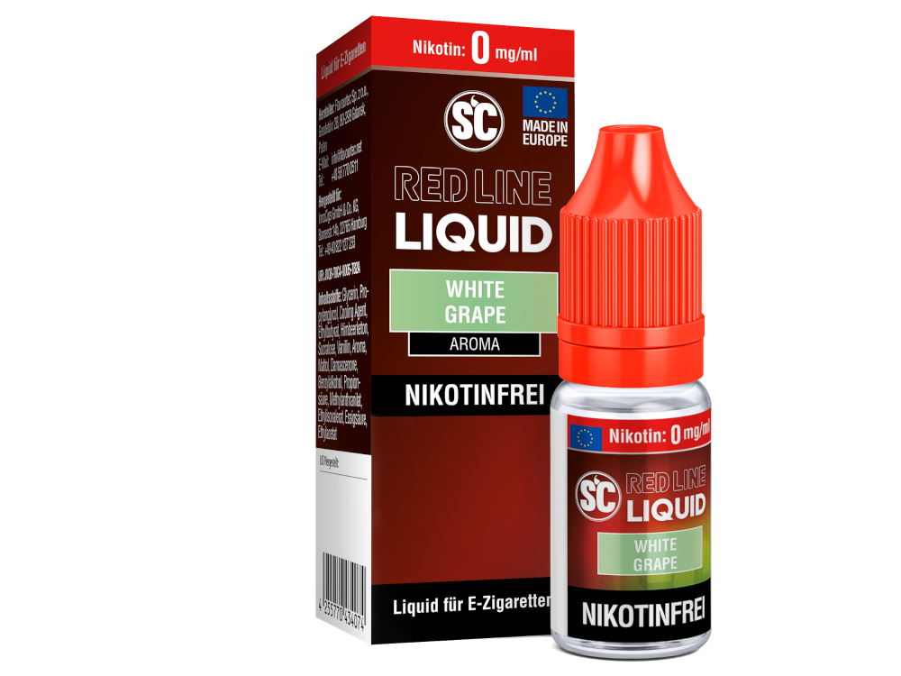 SC - Red Line - White Grape - Nikotinsalz Liquid - 0 mg/ml