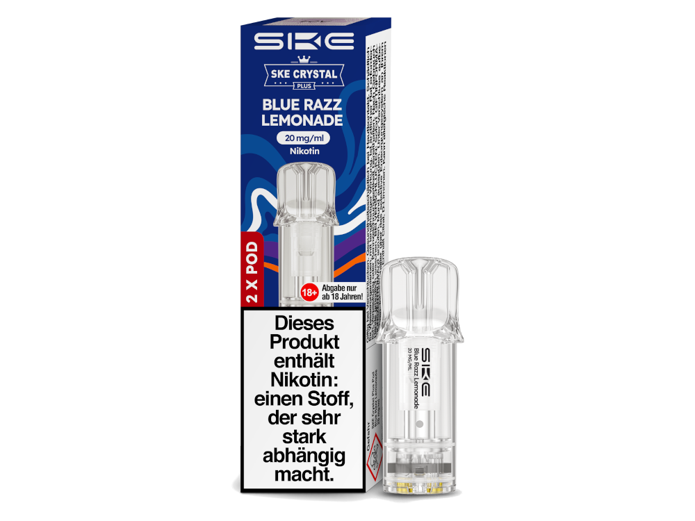 SKE - Crystal Plus Pod Blueberry Cherry Blackberry 20 mg/ml (2 Stück pro Packung)