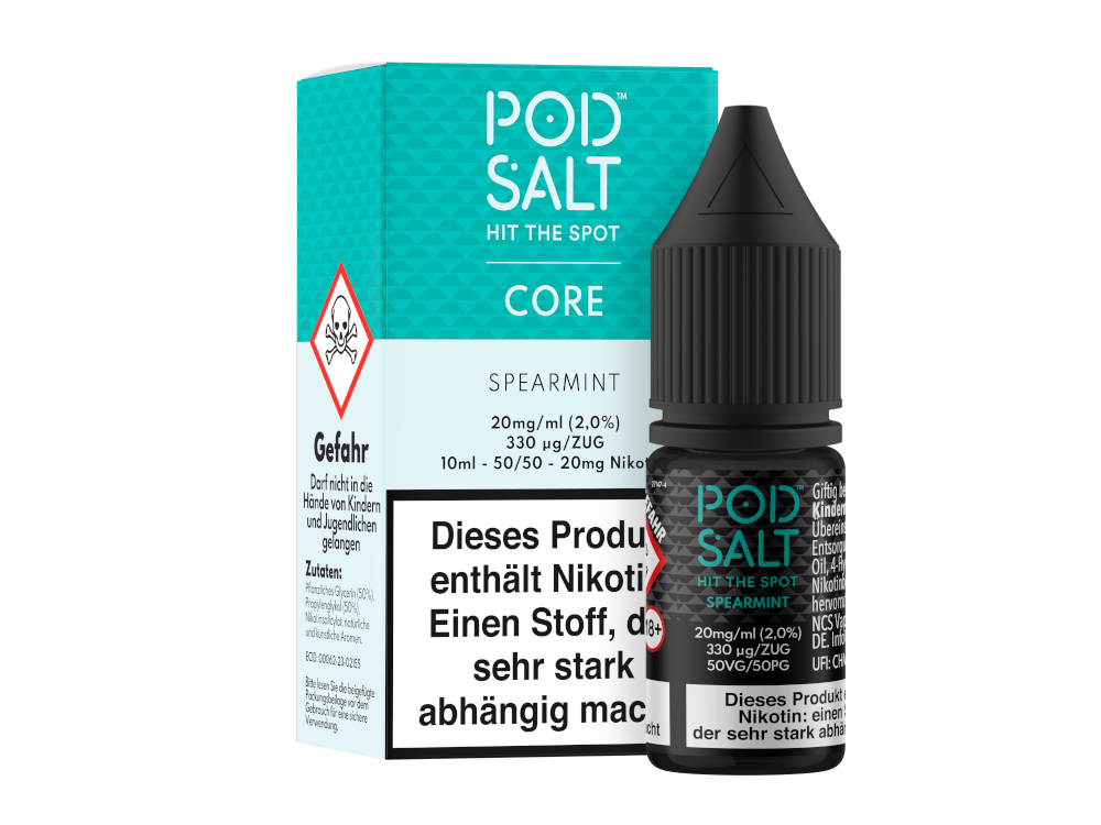 Pod Salt Core - Nikotinsalz Liquid - Spearmint - 20 mg/ml