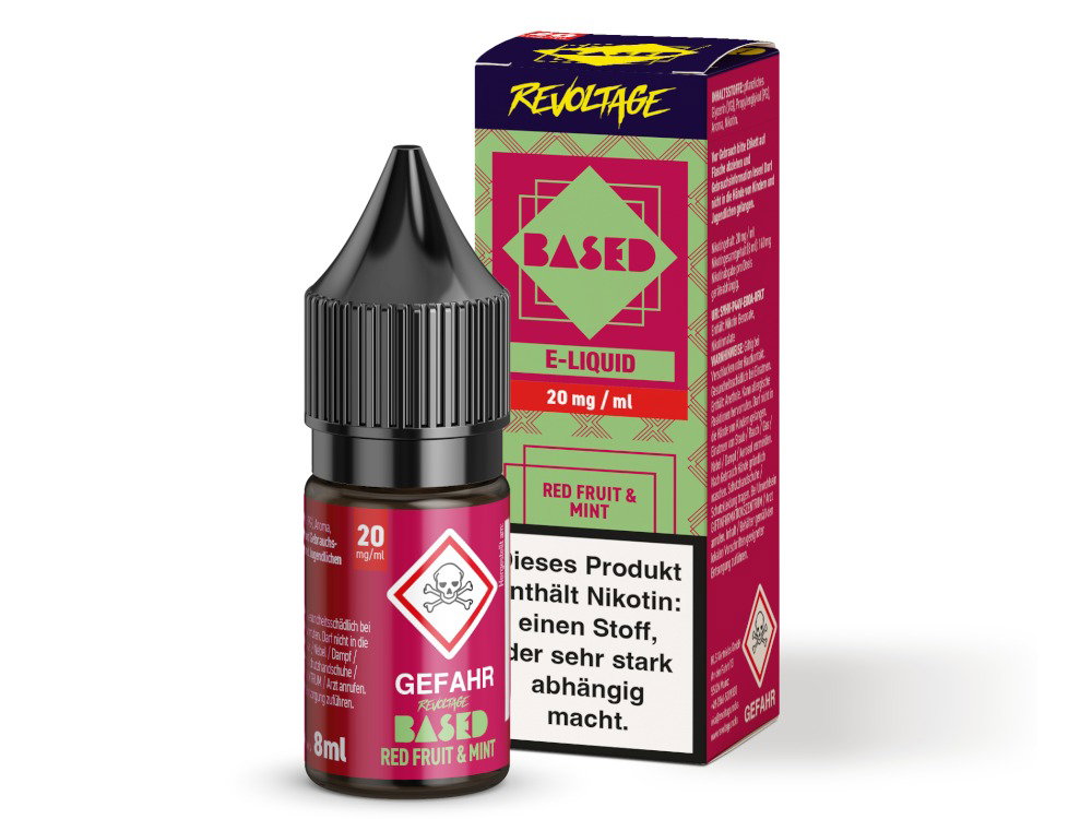 Revoltage - BASED - Hybrid Nikotinsalz Liquid - Red Fruit Mint - 20 mg/ml