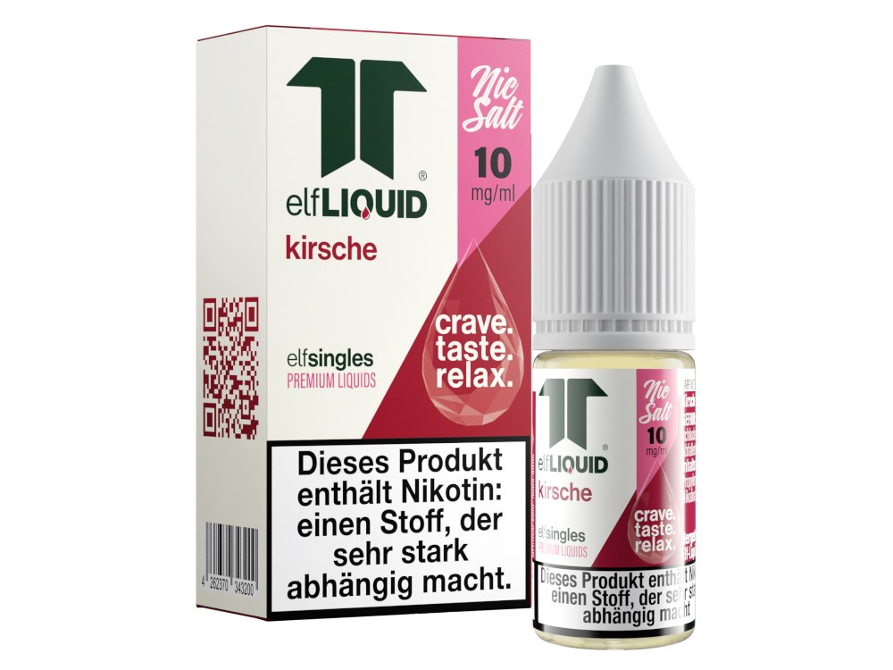 Elf-Liquid - Single - Nikotinsalz Liquid - Kirsche - 10 mg/ml