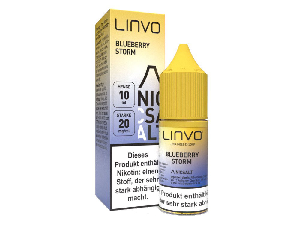 Linvo - Nikotinsalz Liquid - Blueberry Storm - 20 mg/ml