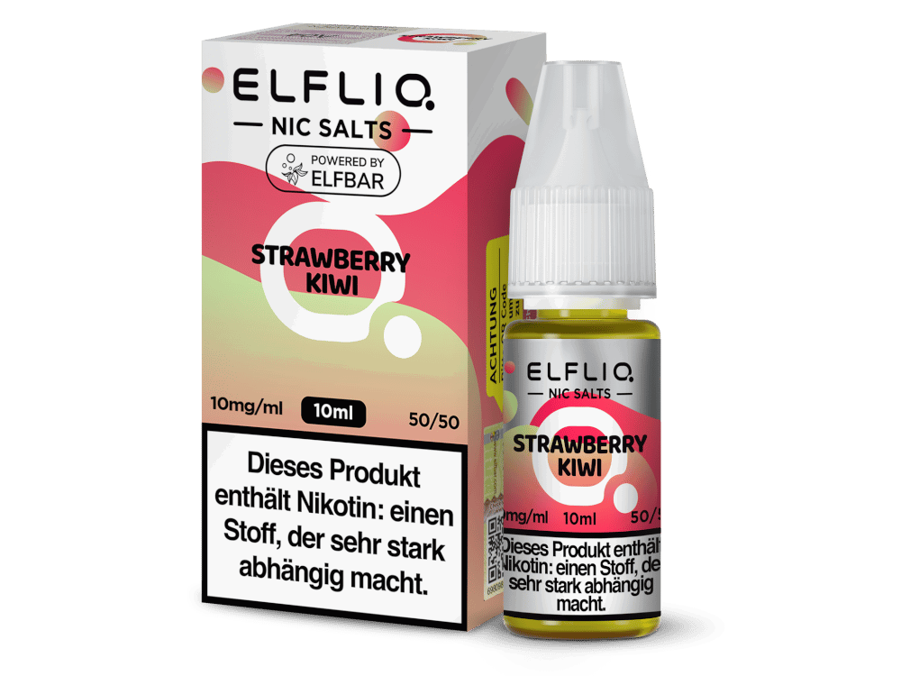 ELFLIQ - Strawberry Kiwi - Nikotinsalz Liquid 10 mg/ml