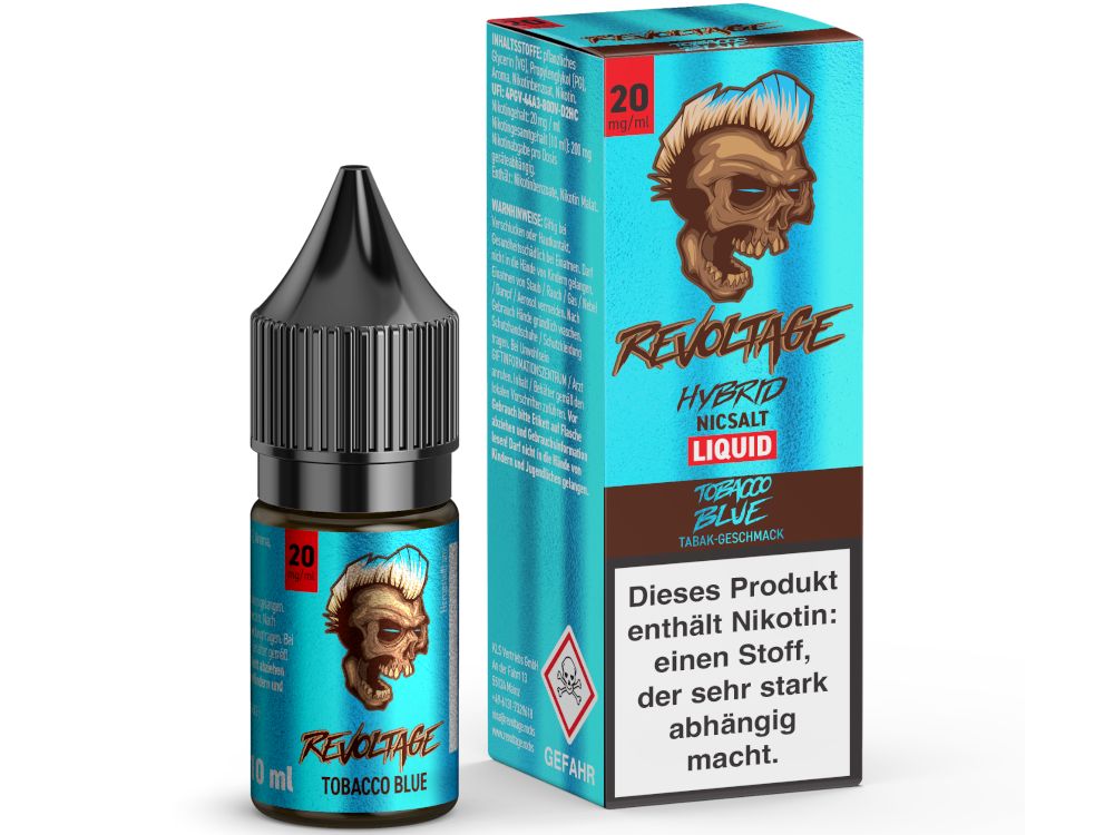 Revoltage - Hybrid Nikotinsalz Liquid - Tobacco Blue - 20 mg/ml