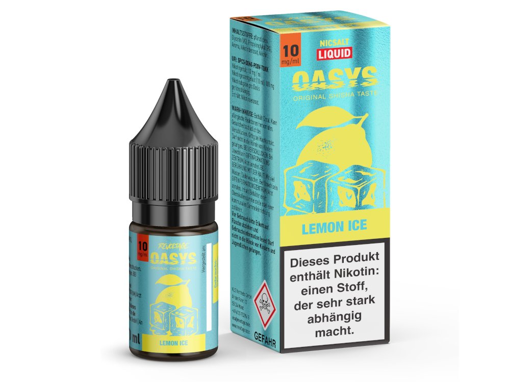 Revoltage OASYS - Hybrid Nikotinsalz Liquid - Lemon Ice - 10 mg/ml