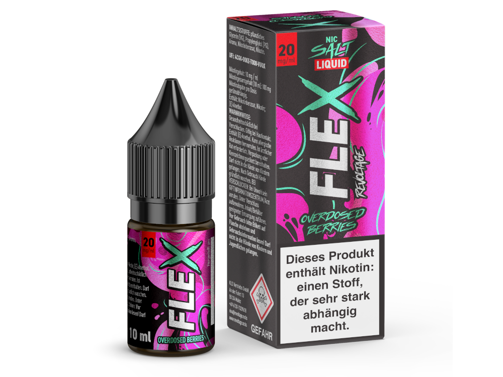 Revoltage - FLEX Nikotinsalz Liquid - Berries - 20 mg/ml