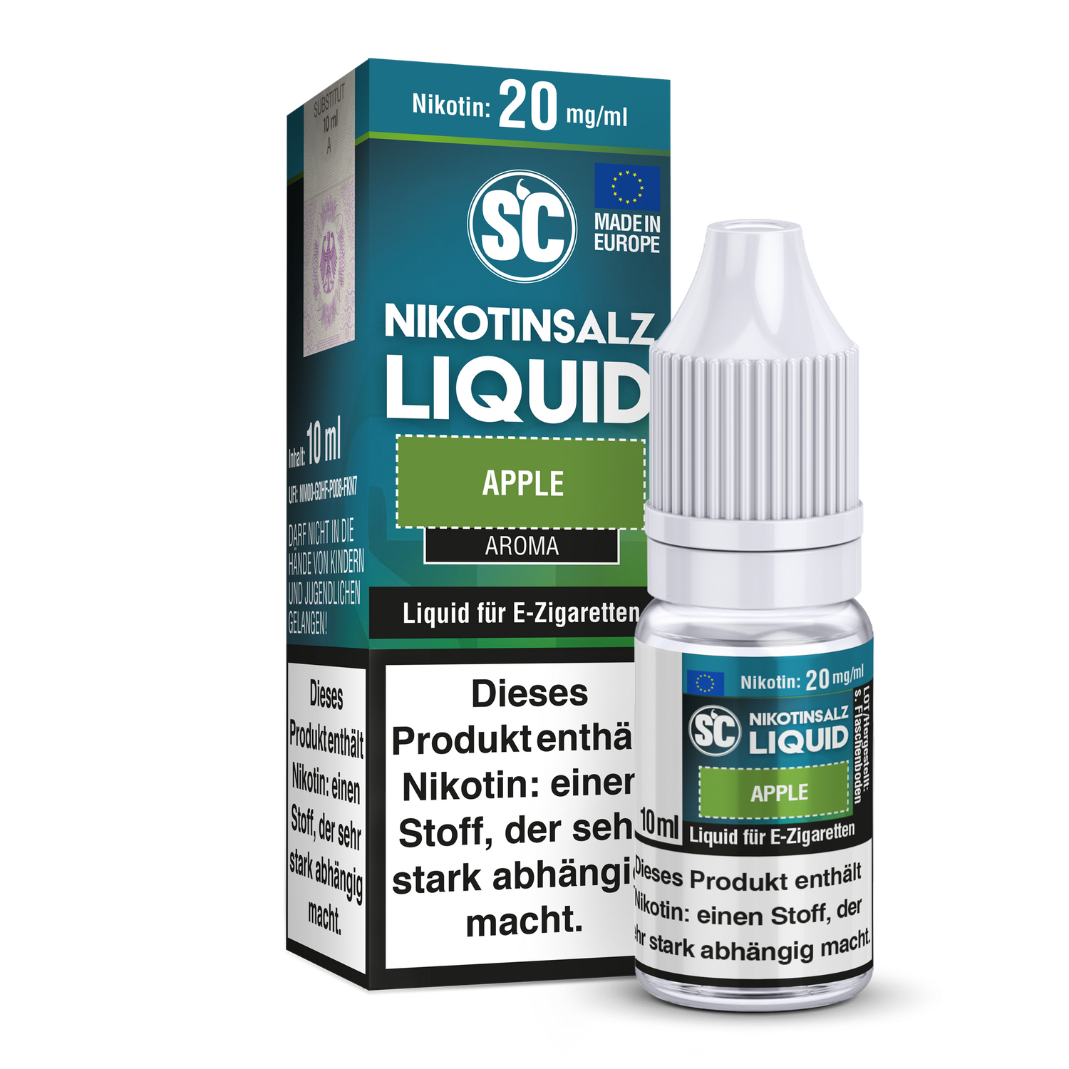 SC - Apple - Nikotinsalz Liquid - 20 mg/ml