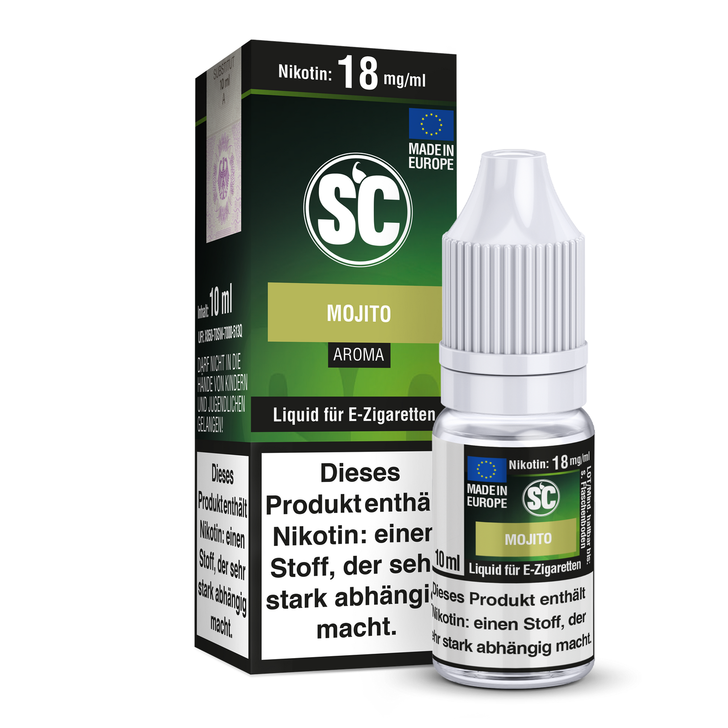 Mojito E-Zigaretten Liquid - 18 mg/ml