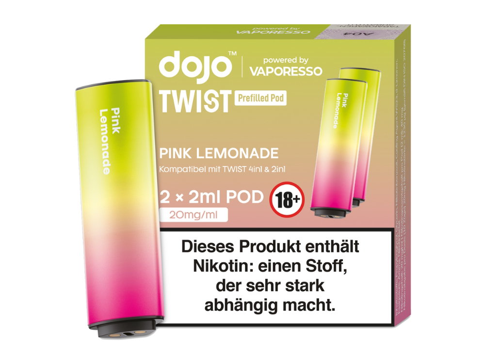 Vaporesso - Dojo - Twist Pod 20 mg/ml - Prefilled - Pink Lemonade
