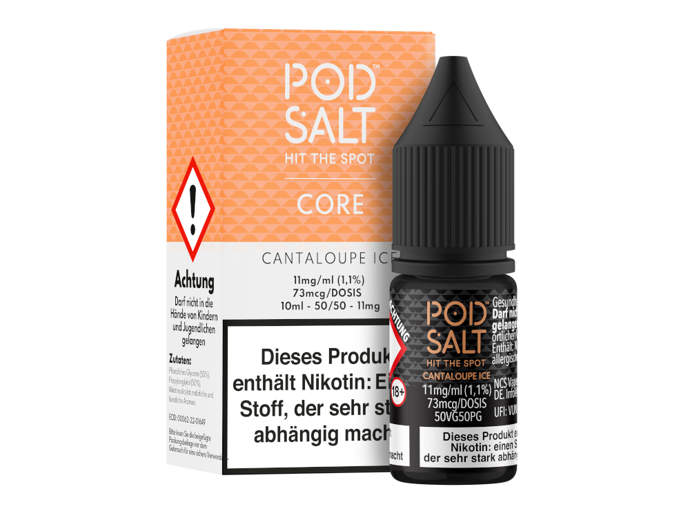 Pod Salt Core - Nikotinsalz Liquid - Cantaloupe Ice - 11 mg/ml