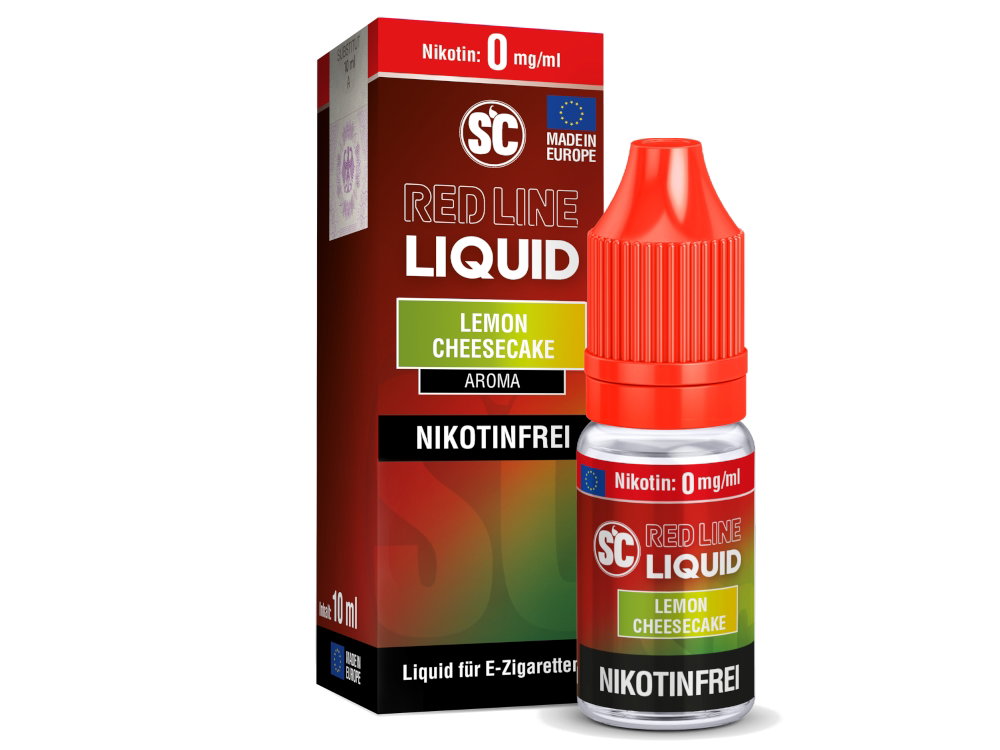 SC - Red Line - Lemon Cheesecake - Nikotinsalz Liquid - 0 mg/ml