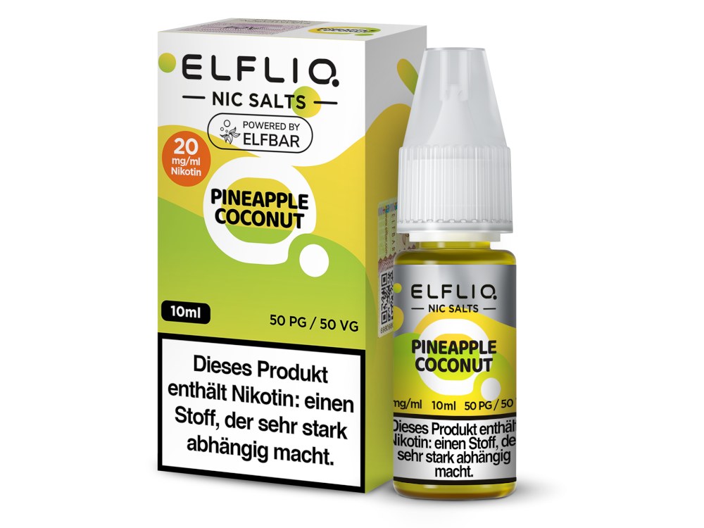 ELFLIQ - Pineapple Coconut - Nikotinsalz Liquid - 20 mg/ml
