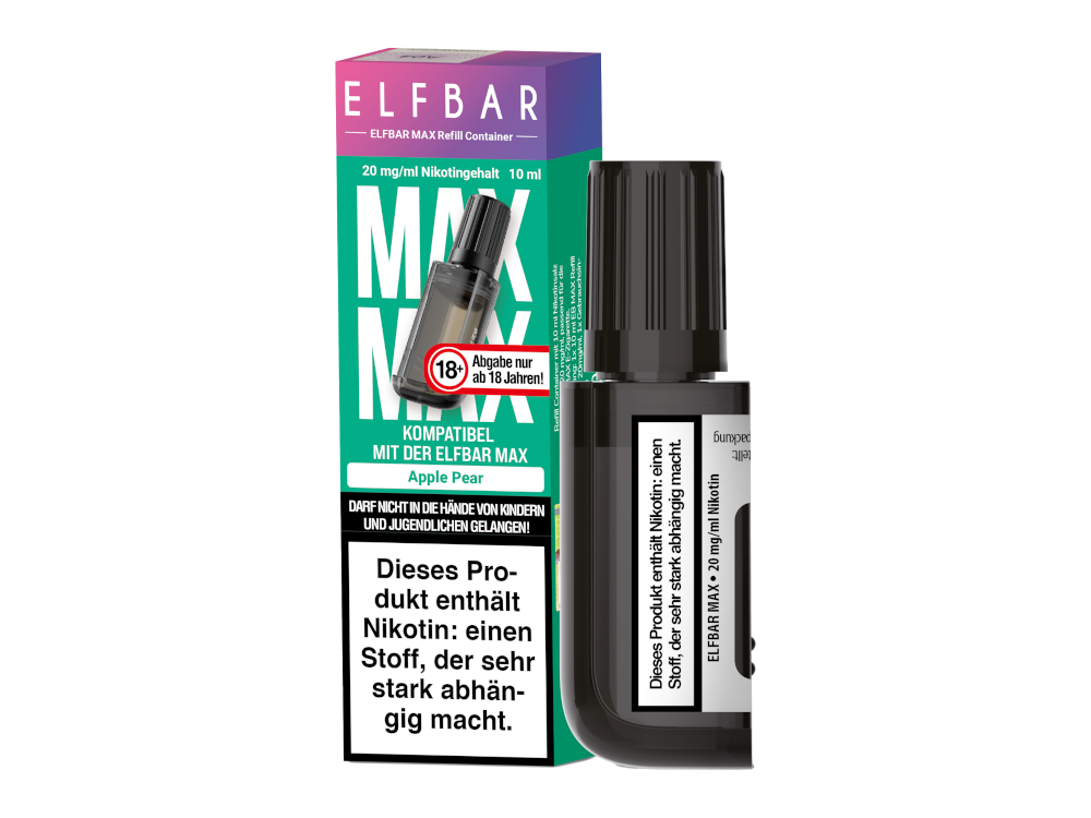 Elfbar - Max Refill Container - Prefilled - Apple Pear - 20 mg/ml