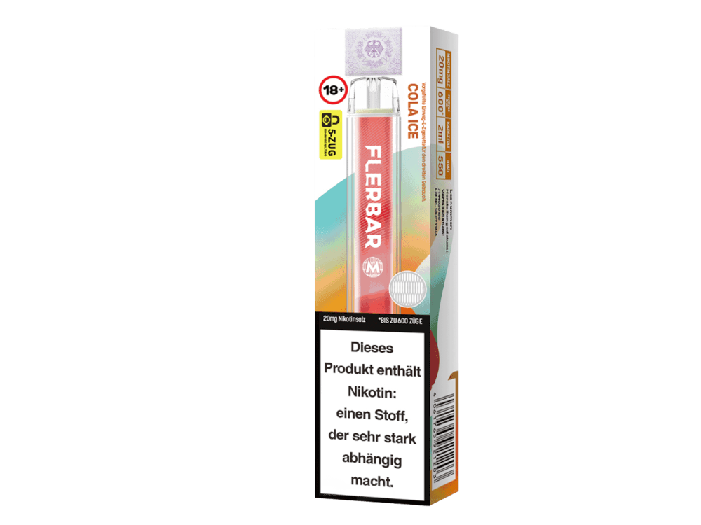 Flerbar - M Einweg E-Zigarette - Prefilled - Cola Ice - 20 mg/ml