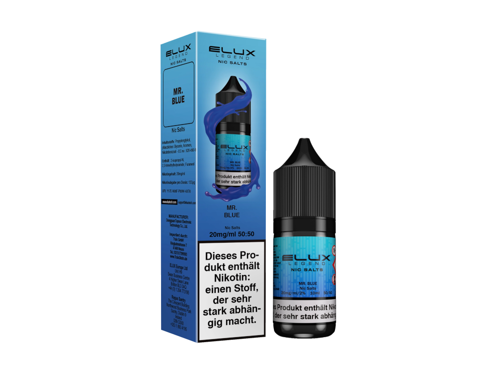 Elux - Nikotinsalz Liquid - Mr Blue