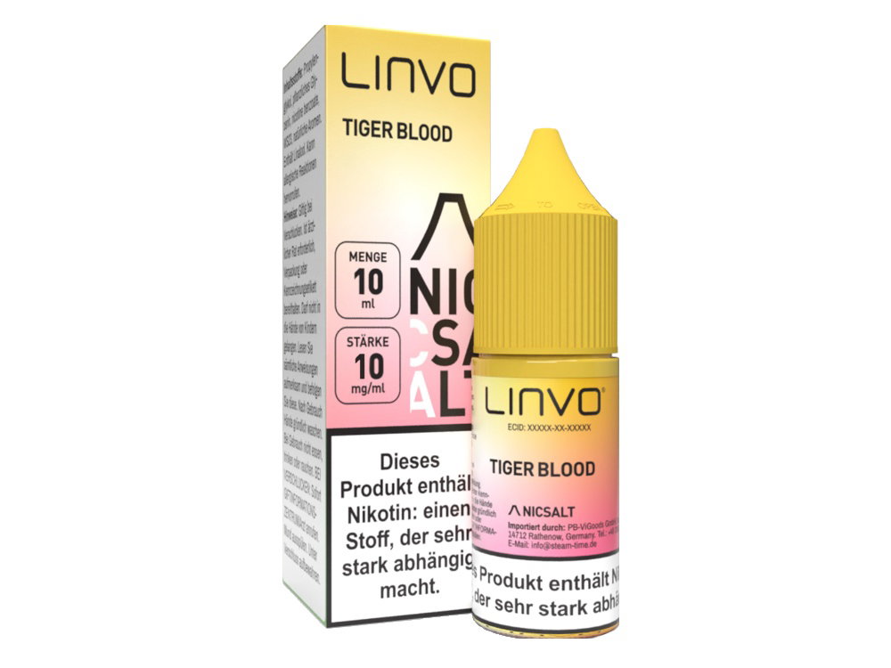 Linvo - Nikotinsalz Liquid - Tiger Blood - 10 mg/ml