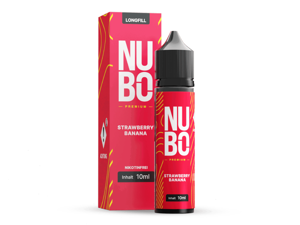 NUBO - Longfills 10 ml - Strawberry Banana
