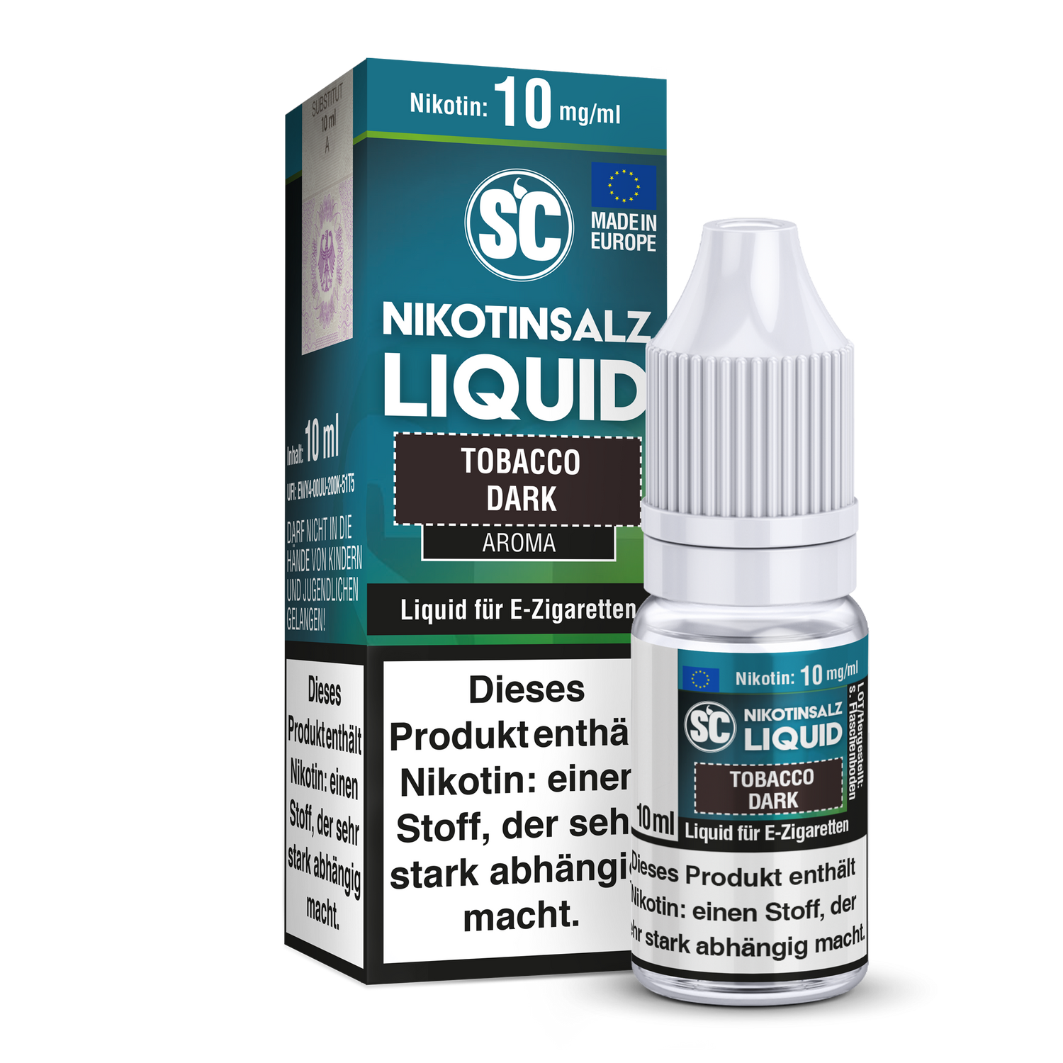 SC - Tobacco Dark - Nikotinsalz Liquid - 10 mg/ml