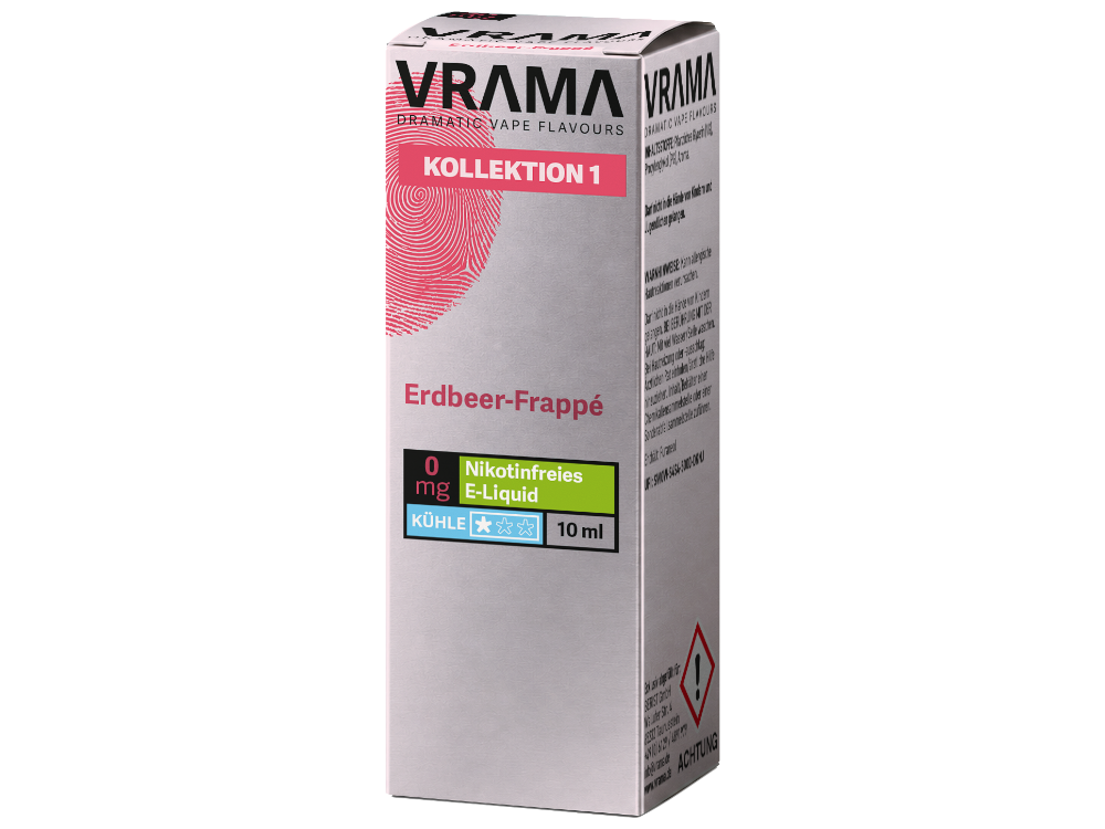 VRAMA - Kollektion 1 - Nikotinsalz Liquid - Erdbeer-Frappé