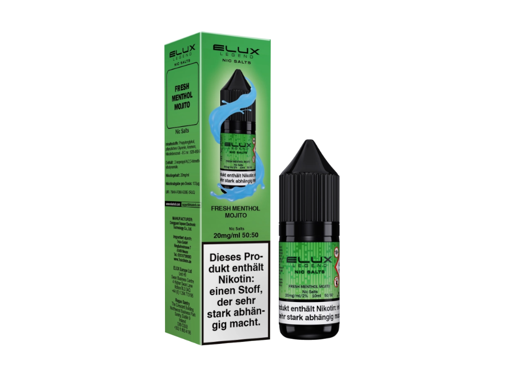 Elux - Nikotinsalz Liquid - Fresh Menthol Mojito