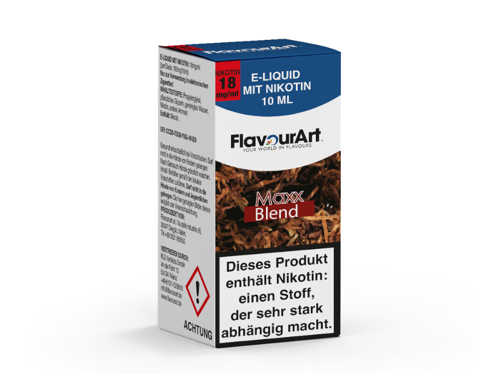 FlavourArt - E-Zigaretten Liquid - Maxx-Blend - 18 mg/ml