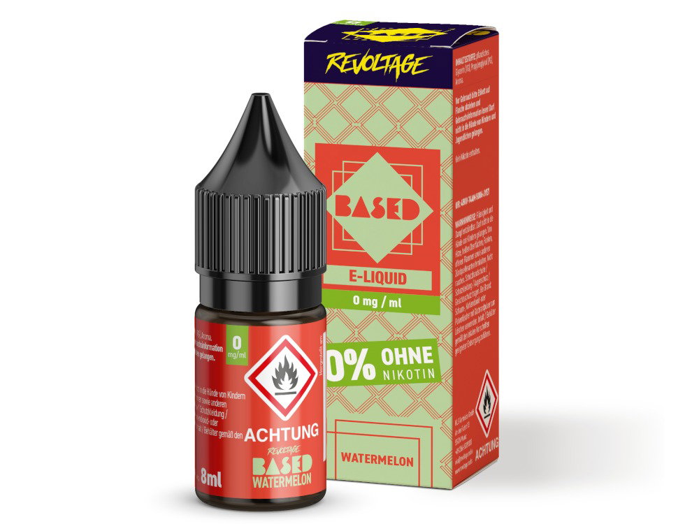 Revoltage - BASED - Hybrid Nikotinsalz Liquid - Watermelon - 0 mg/ml