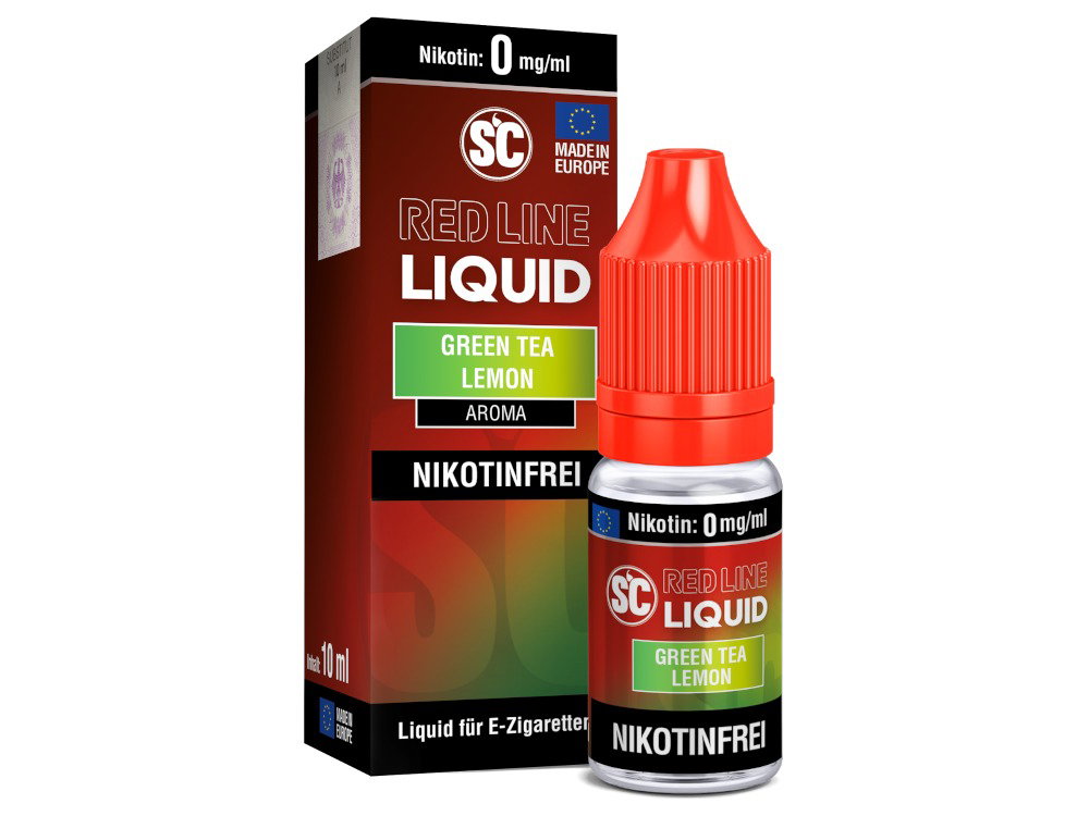 SC - Red Line Nikotin - Green Tea Lemon - 0 mg/ml