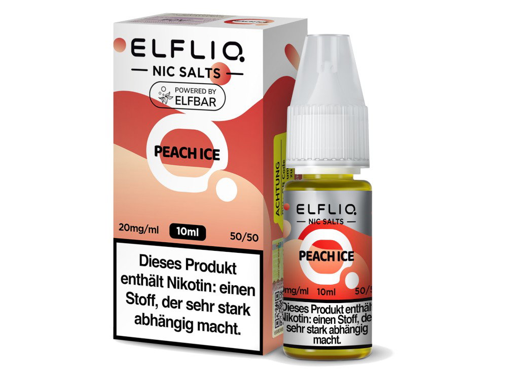 ELFLIQ - Peach Ice - Nikotinsalz Liquid - 20 mg/ml