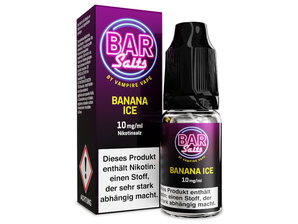 Vampire Vape - Bar Salts - Nikotinsalz Liquid - Banana Ice - 20 mg/ml