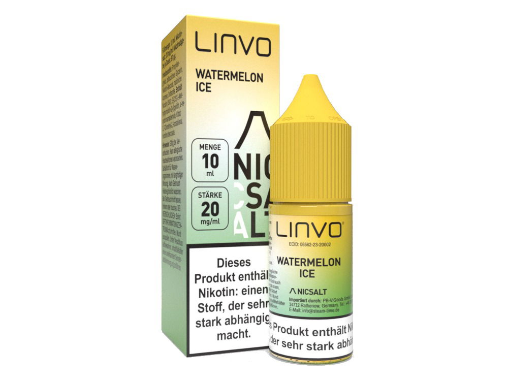 Linvo - Nikotinsalz Liquid - Watermelon Ice