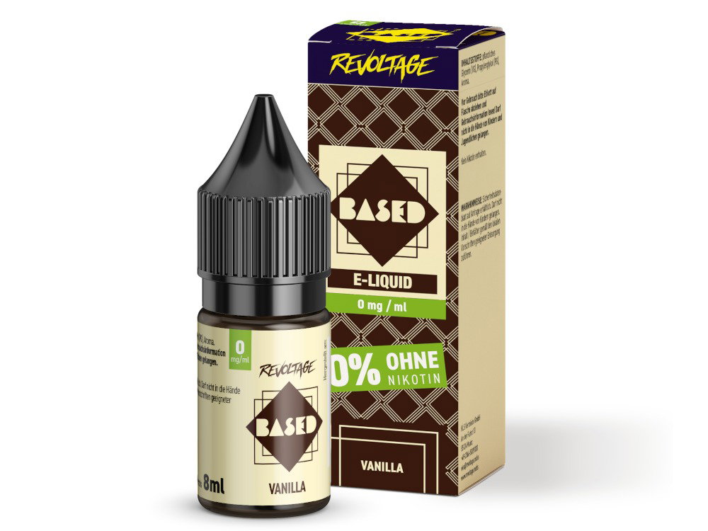 Revoltage - BASED - Hybrid Nikotinsalz Liquid - Vanilla - 0 mg/ml
