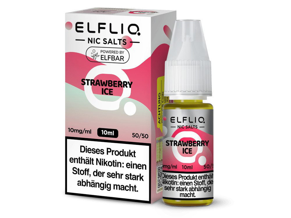 ELFLIQ - Strawberry Ice - Nikotinsalz Liquid - 10 mg/ml