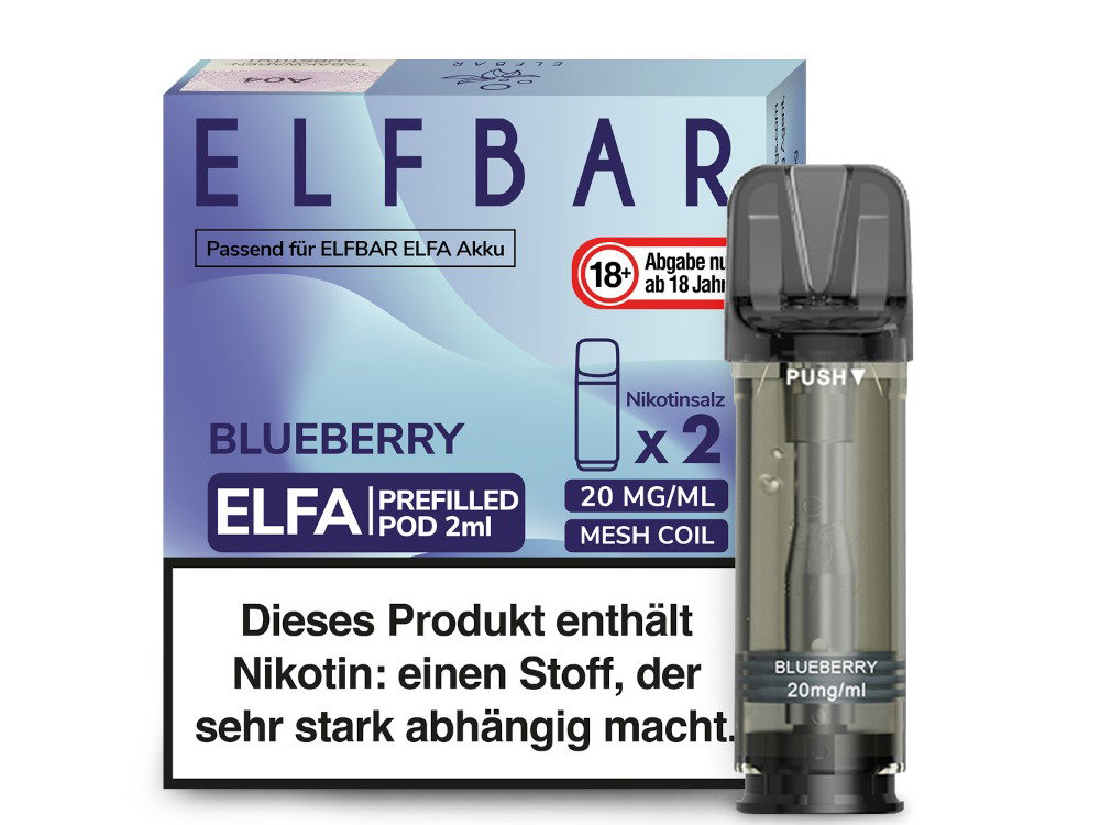 Elfbar Elfa Pod 20 mg/ml - Prefilled - Blueberry