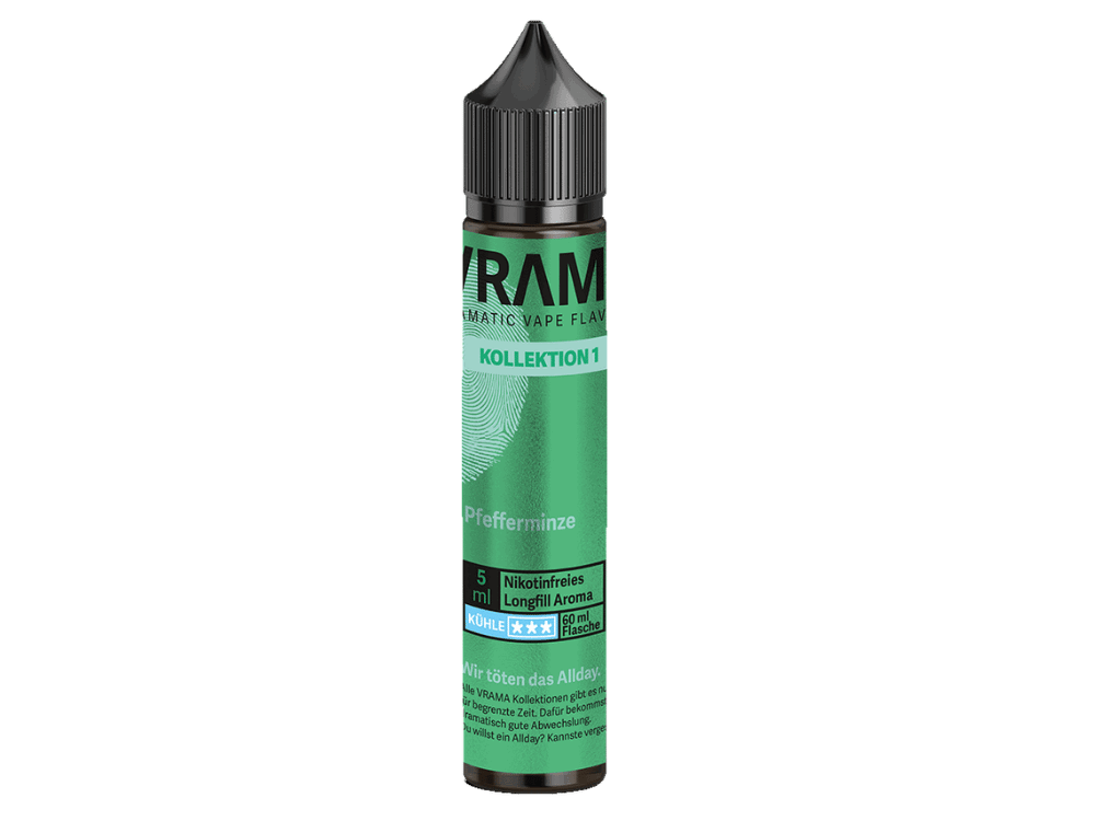 VRAMA - Kollektion 1 - Longfills 5 ml - Pfefferminze