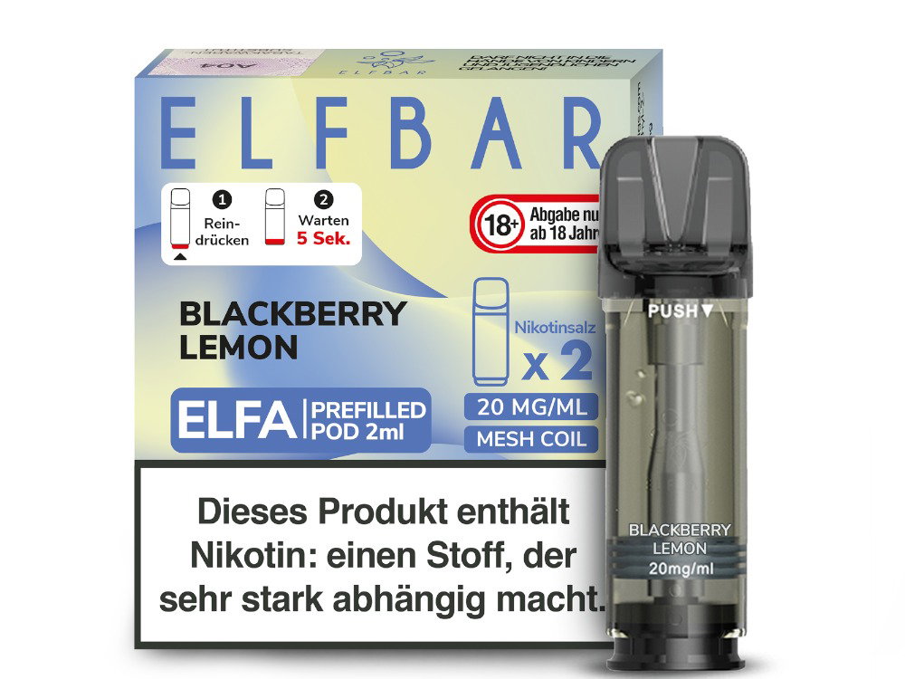 Elfbar Elfa Pods Blackberry Lemon 20 mg/ml