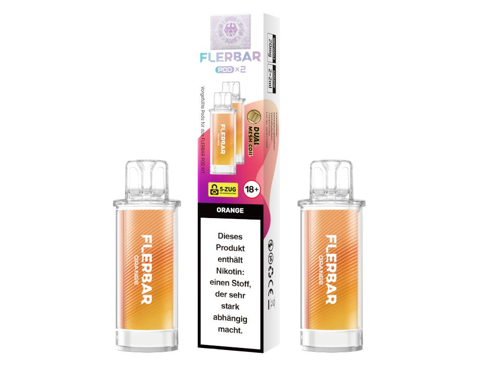 Flerbar - POD - Prefilled - Orange