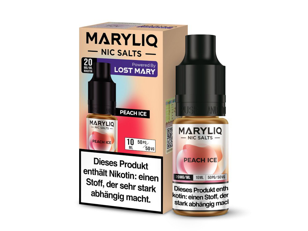 MARYLIQ - Nikotinsalz Liquid - Peach Ice