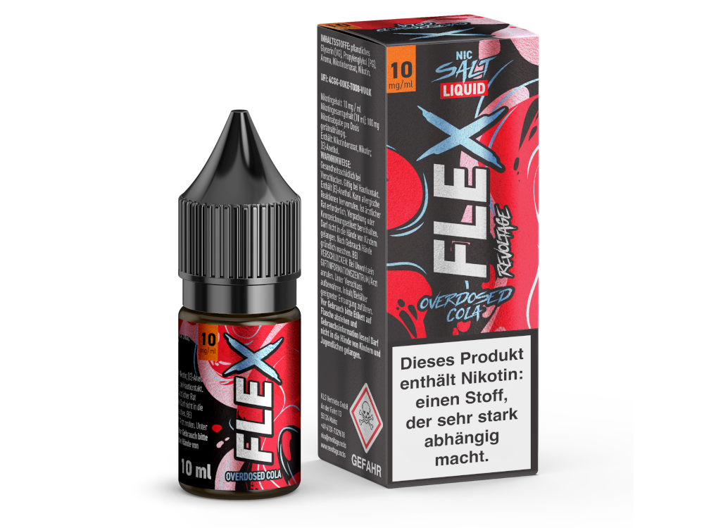 Revoltage - FLEX Nikotinsalz Liquid - Cola - 10 mg/ml