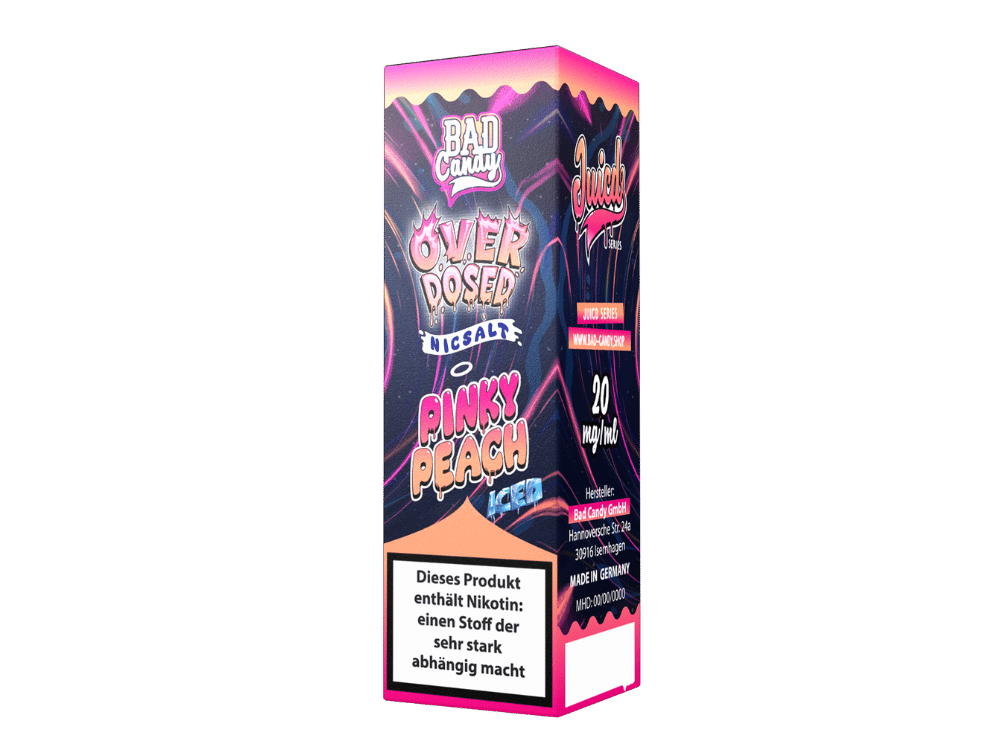 Bad Candy Liquids - Juicd - Nikotinsalz Liquid - Pinky Peach - 20 mg/ml