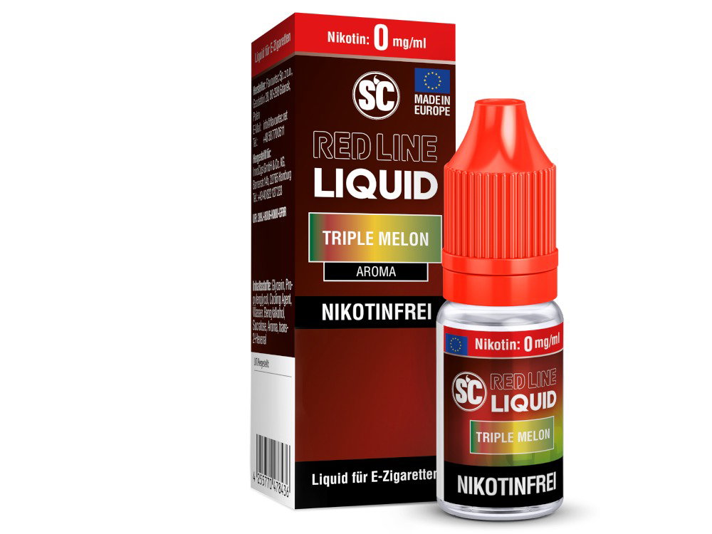 SC Red Line - Triple Melon Nikotinsalz Liquid - 0 mg/ml