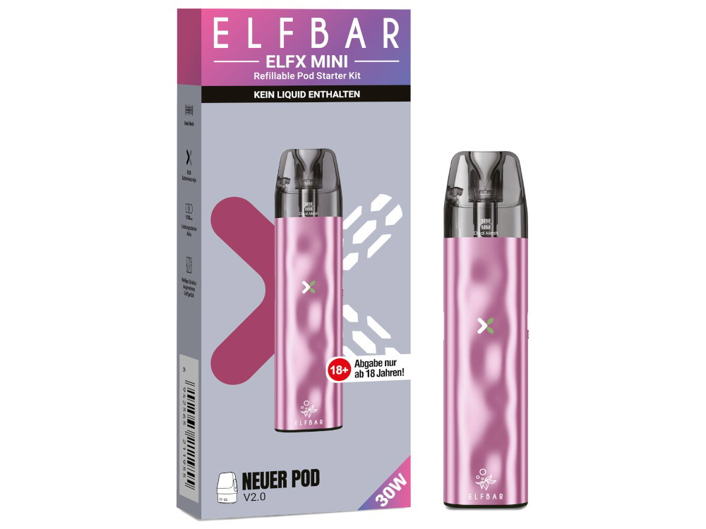 Elfbar - Elfx Mini E-Zigaretten Set - pink