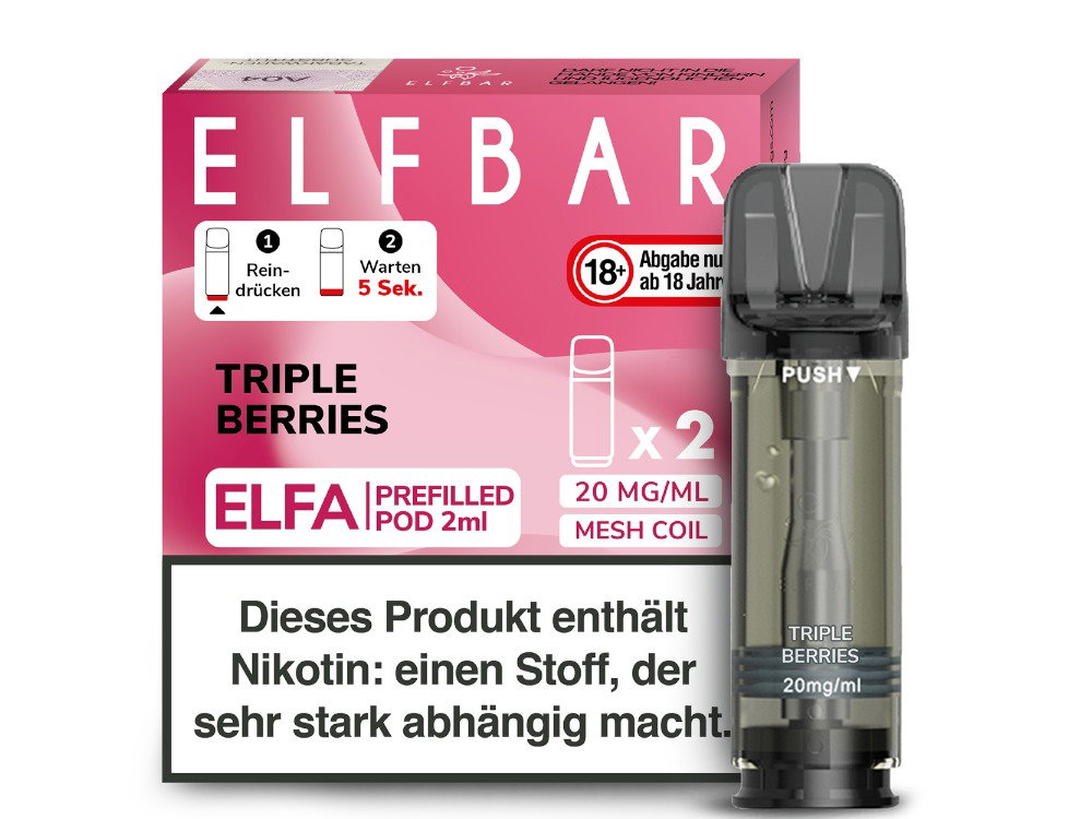Elfbar Elfa Pod 20 mg/ml - Prefilled - Triple Berries