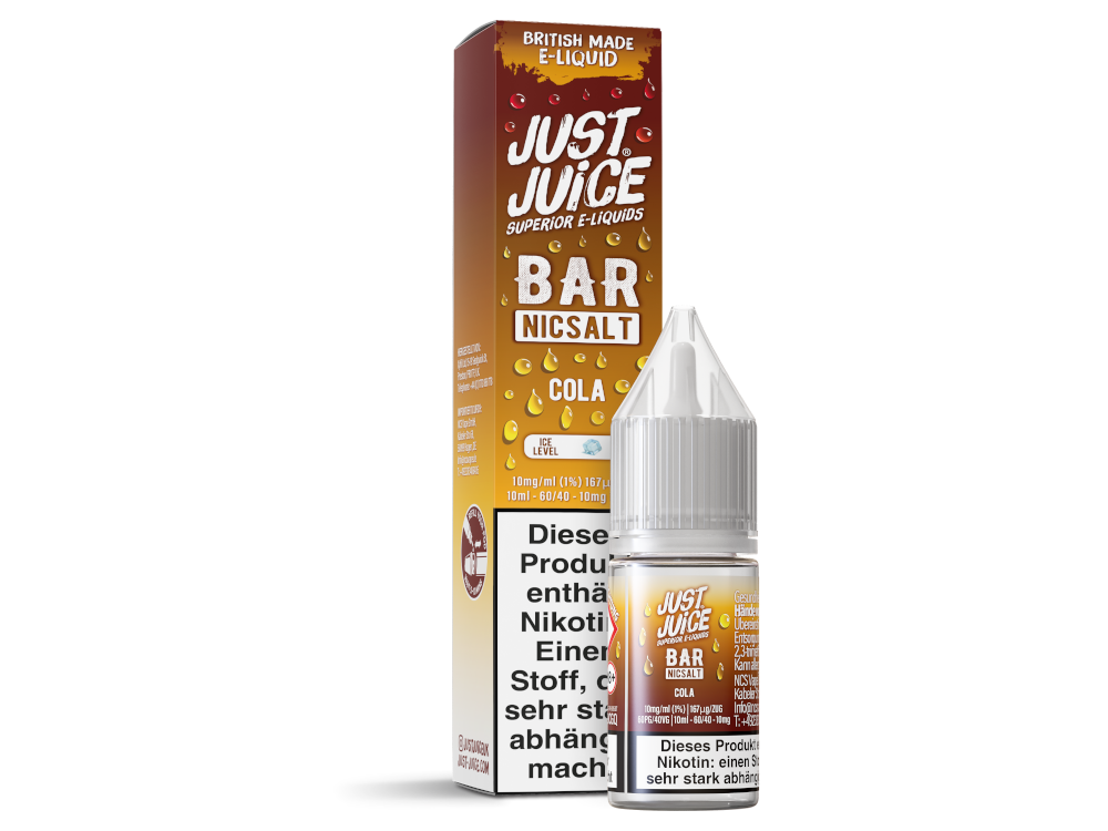 Just Juice - Bar - Nikotinsalz Liquid - Cola - 10 mg/ml