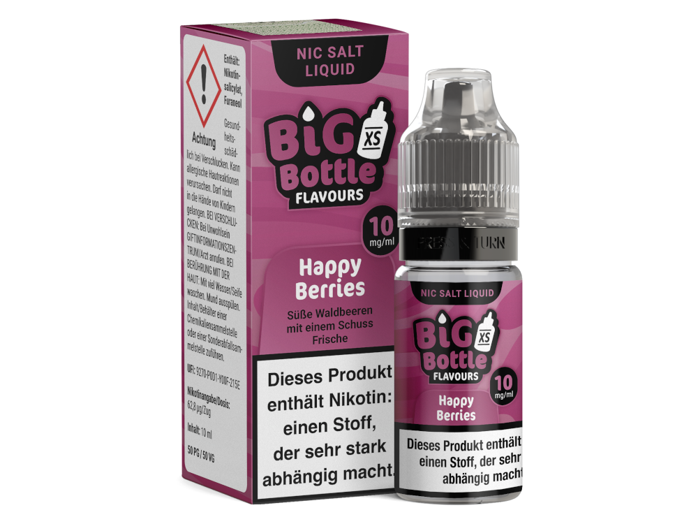 Big Bottle - Happy Berries - Nikotinsalz Liquid - 10 mg/ml
