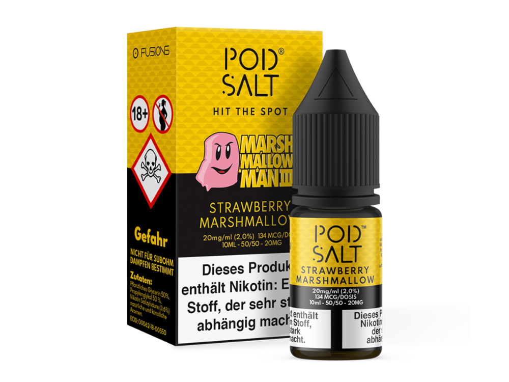Pod Salt Fusion - Marshmallow Man 3 - Nikotinsalz Liquid - 20 mg/ml
