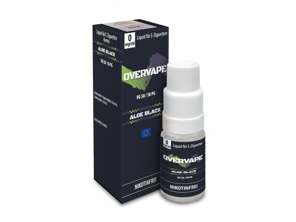 Overvape - Aloe Black - Nikotinsalz Liquid 0 mg/ml